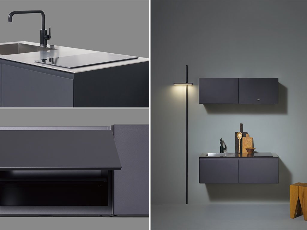 cucina compatta parete