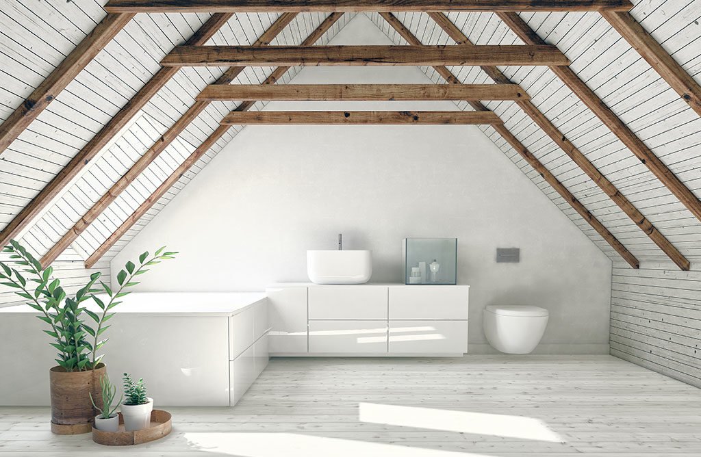 bagno mansarda luce naturale