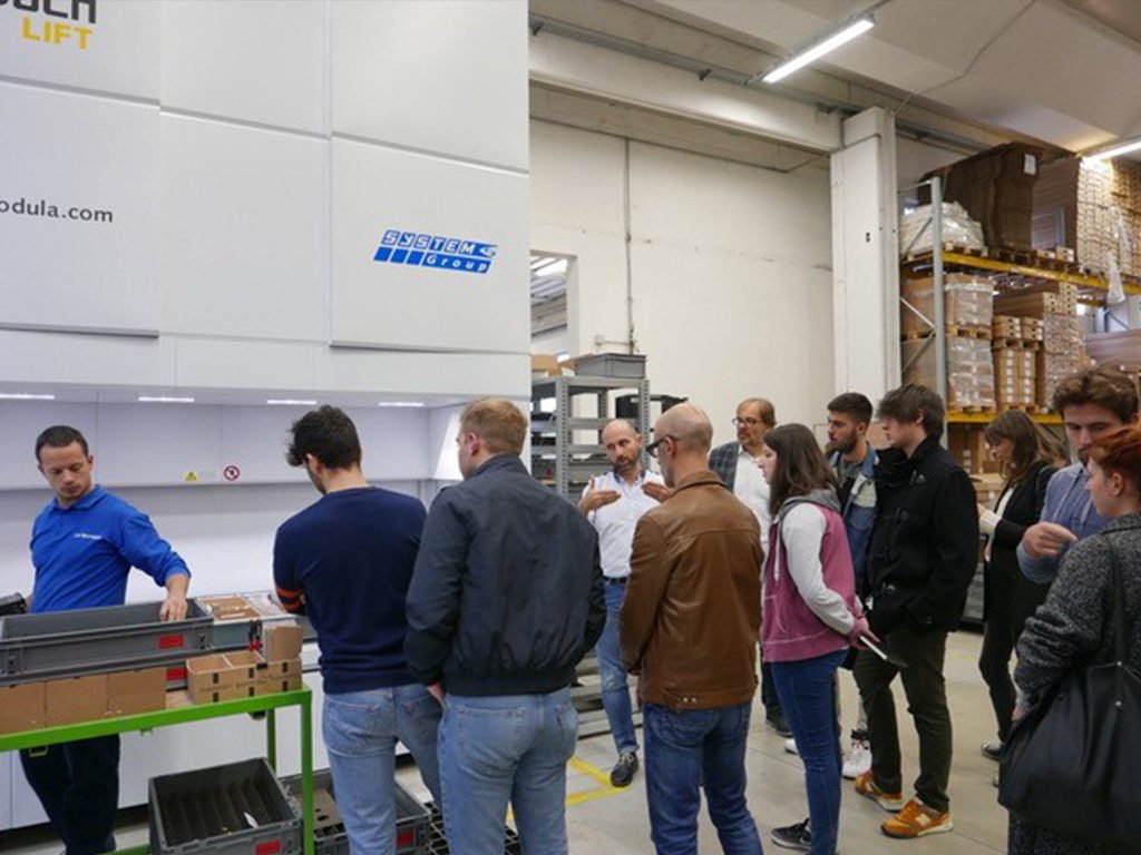 studenti visita azienda treemme