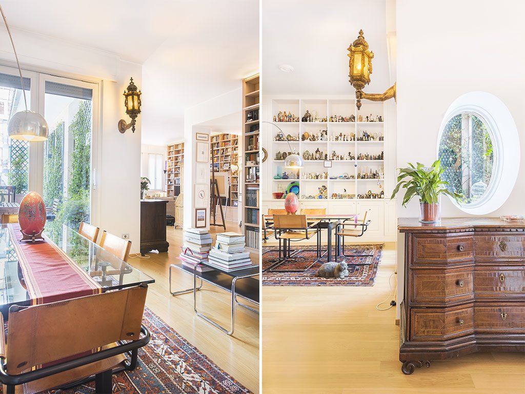 living e sala pranzo design