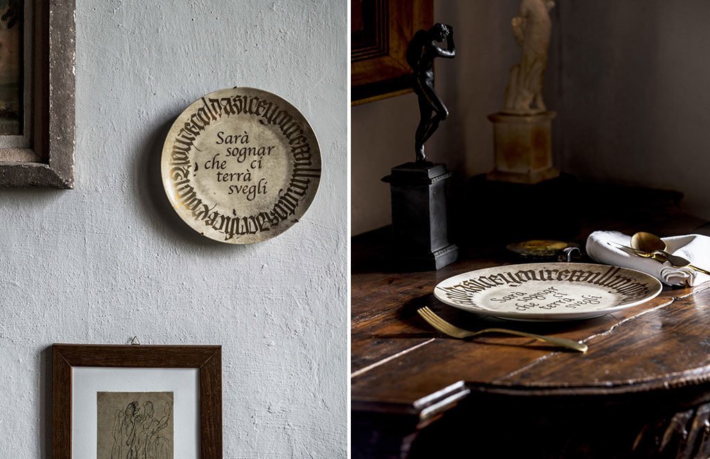 piatto decorativo e portata tavolo