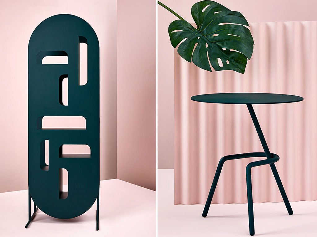 divisorio e tavolino design