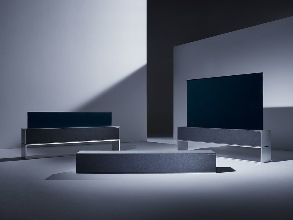 tv oled arrotolabile salvaspazio