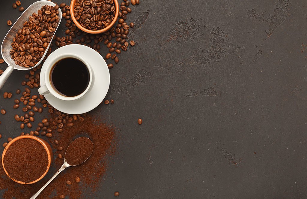 tazzina caffe grani e macinato