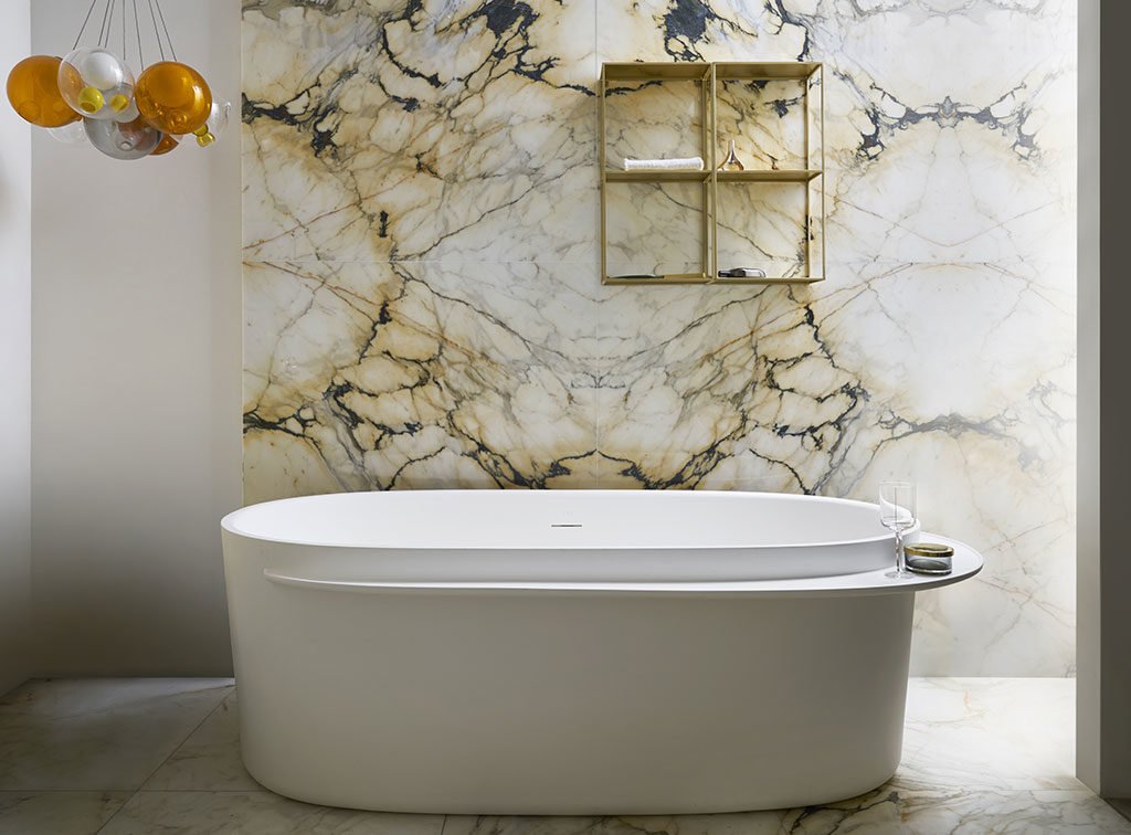 vasca da bagno centro stanza