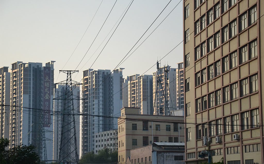 panoramica palazzi cina