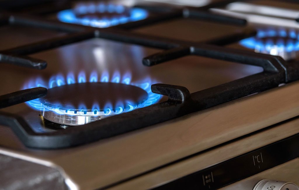 fornelli gas accesi