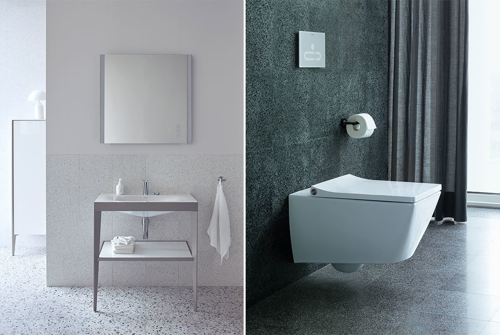 sanitari sospesi e lavabo design