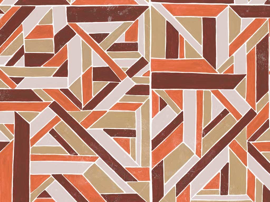 carta parati disegno geometrico