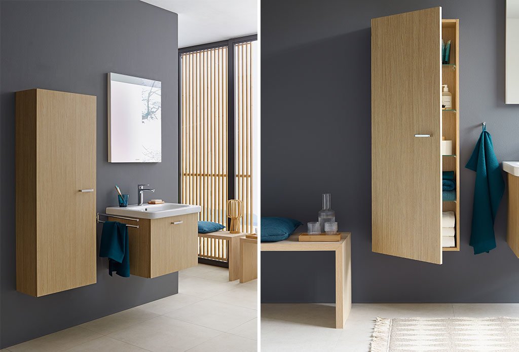 arredo bagno legno chiaro
