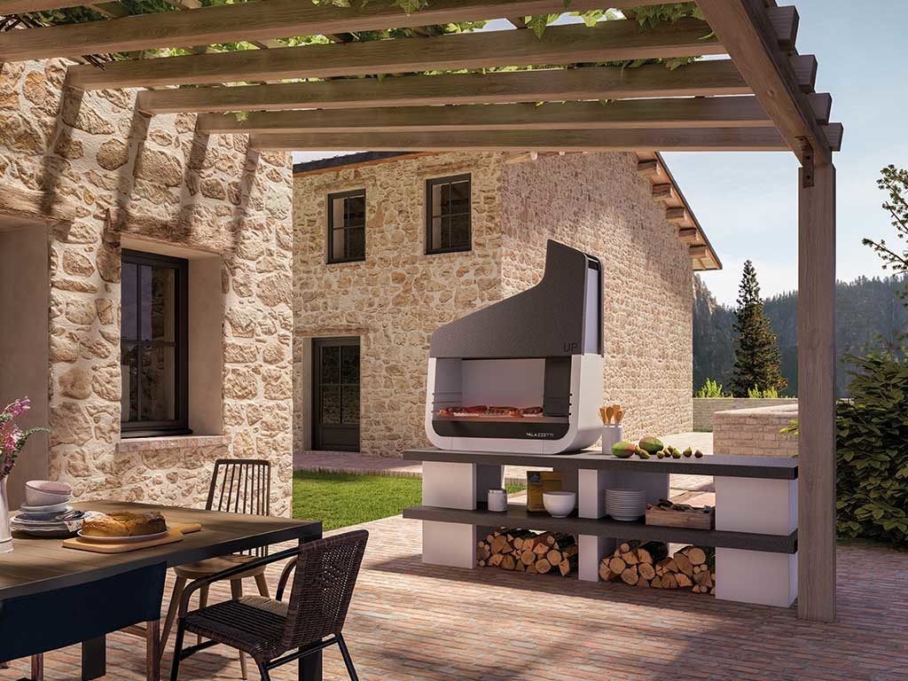 barbecue a legna da esterno