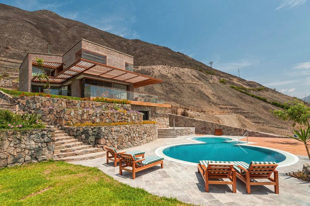 villa piscina casa azpitia
