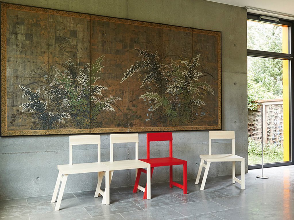sedia panca legno