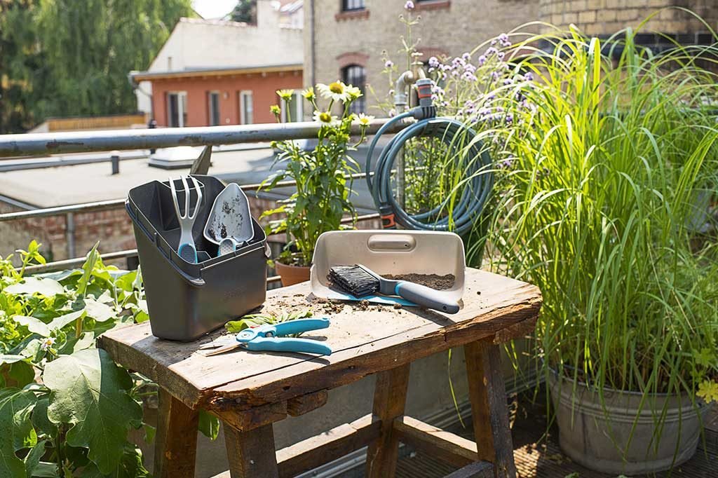 set giardinaggio balcone
