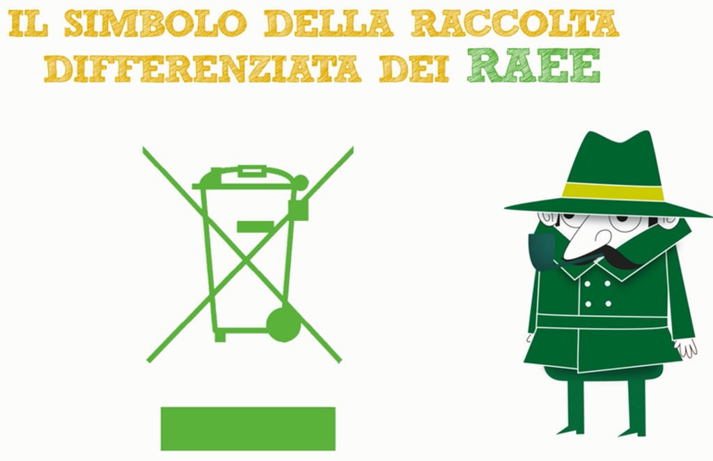 simbolo raccolta raee