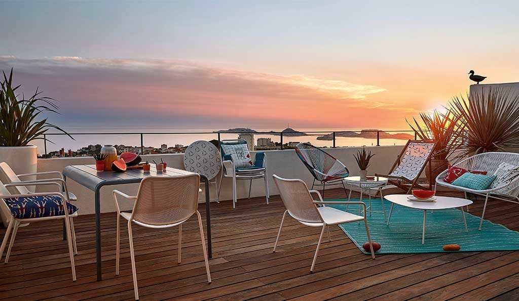 terrazzo tramonto salottini