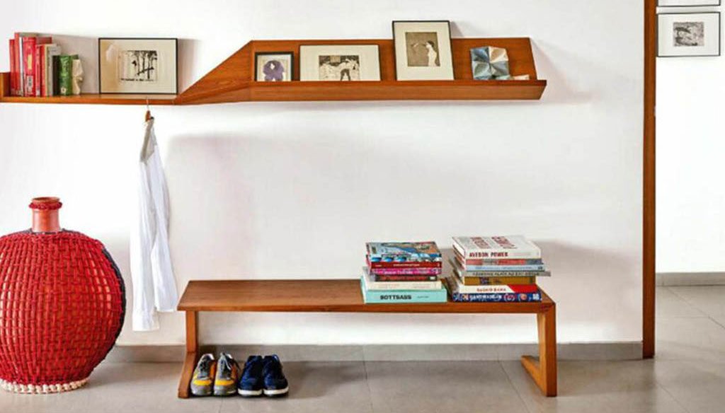 panca e mensola dsign legno
