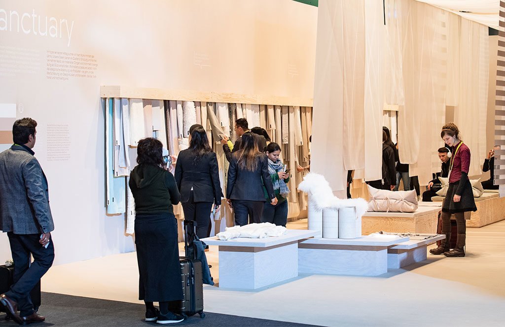 esposizione tessuti fiera