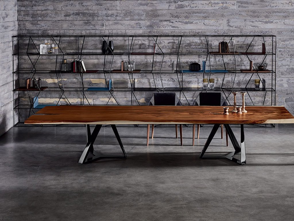 libreria minimal metallo