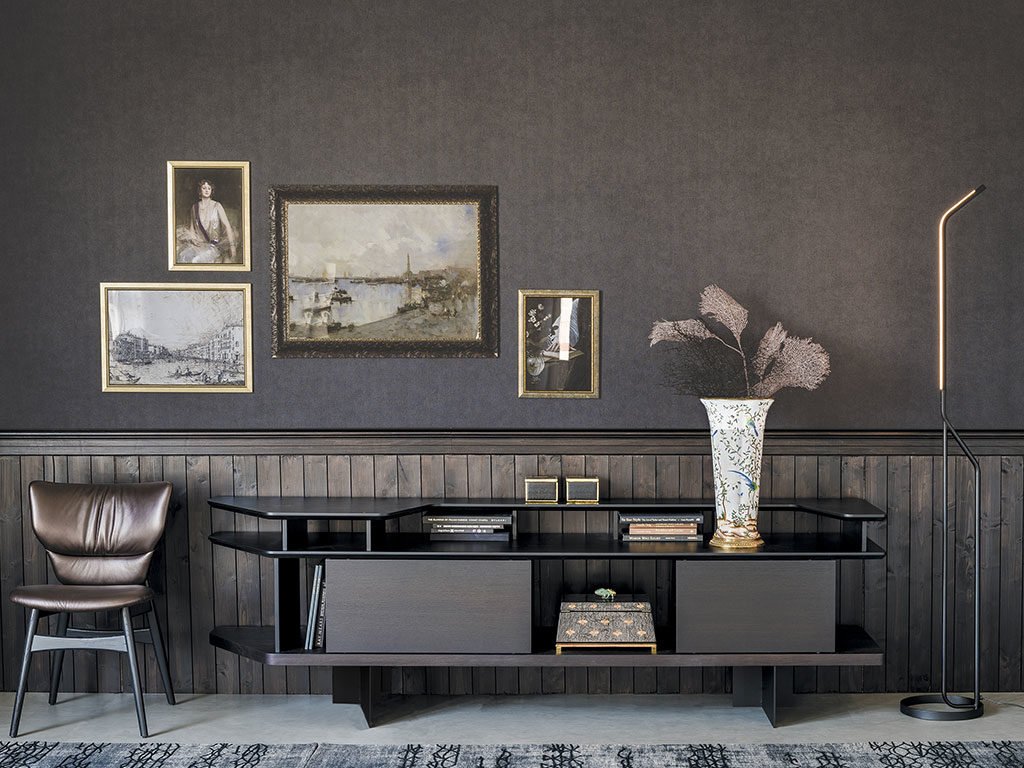 madia mobile per living legno