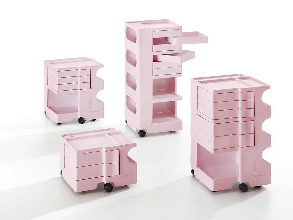 mobiletto contenitore rosa