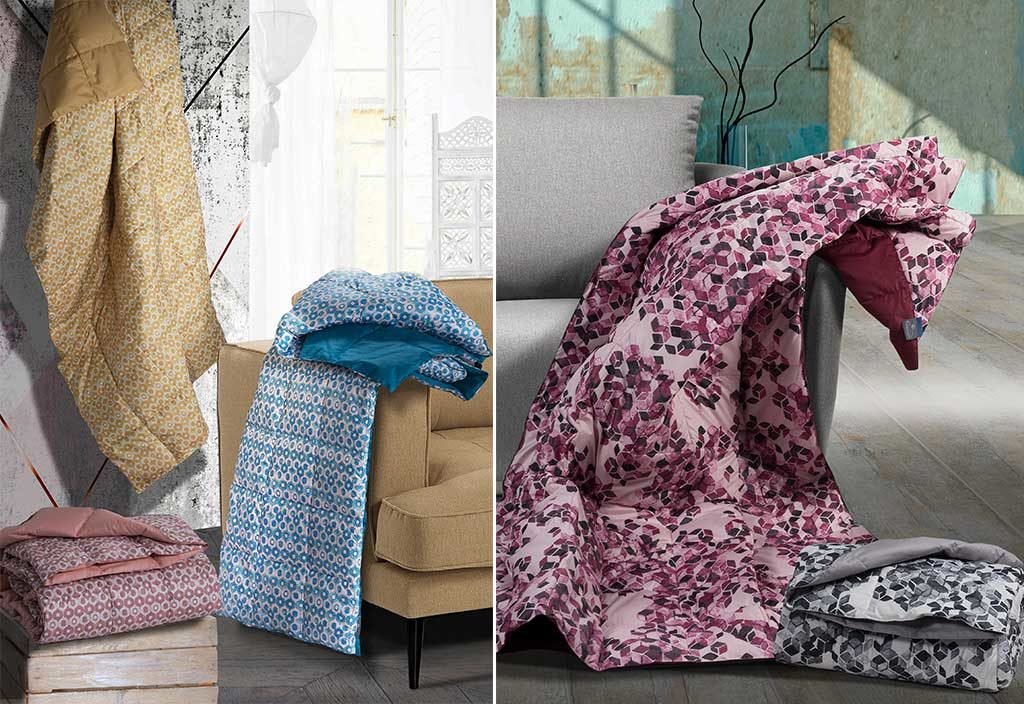 plaid soft vera piuma motivi colorati