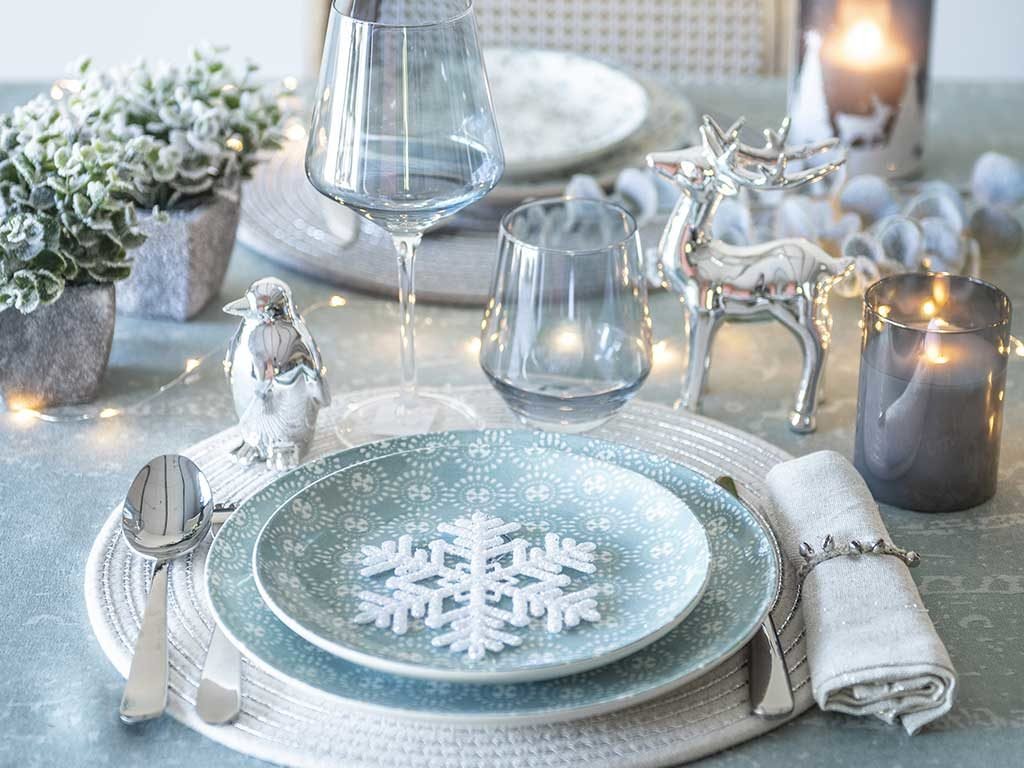 tavola natale segnaposto