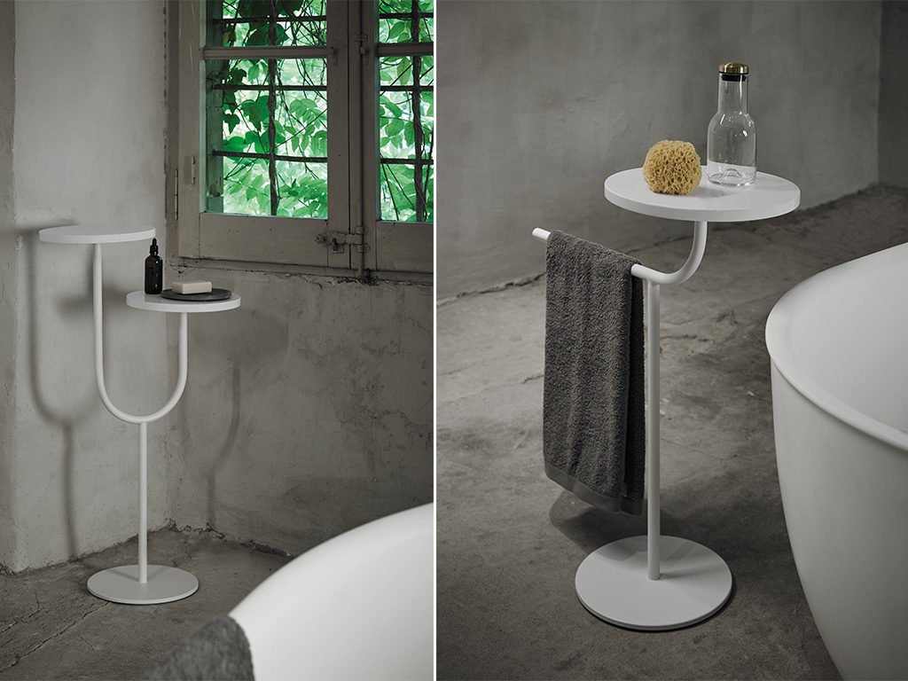 tavolino mensola portasalviette design