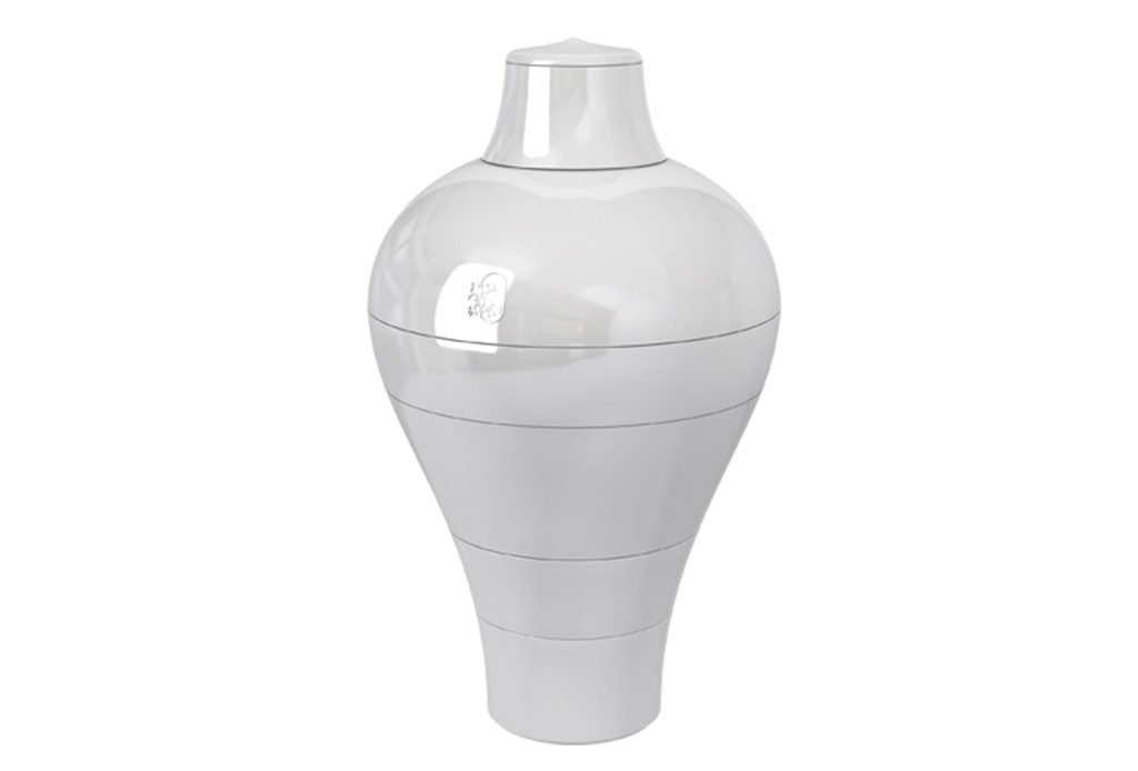 vaso ming bianco design