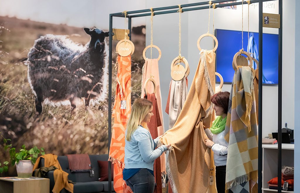 heimtextil stand plaid 2020