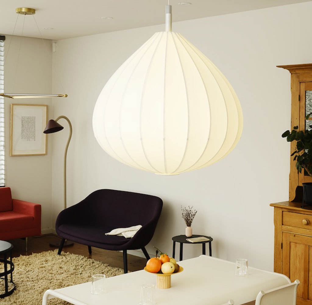 lampada sospensione design bianco