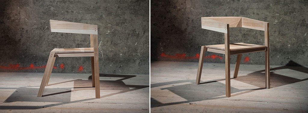 sedia legno frida