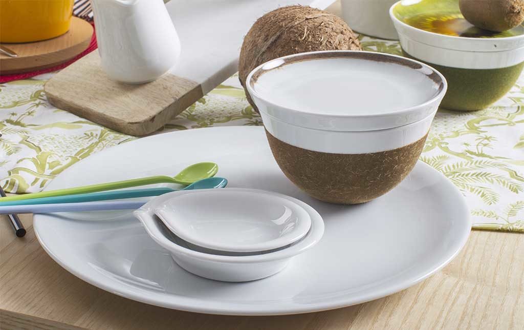 tazza ciotola noce di cocco
