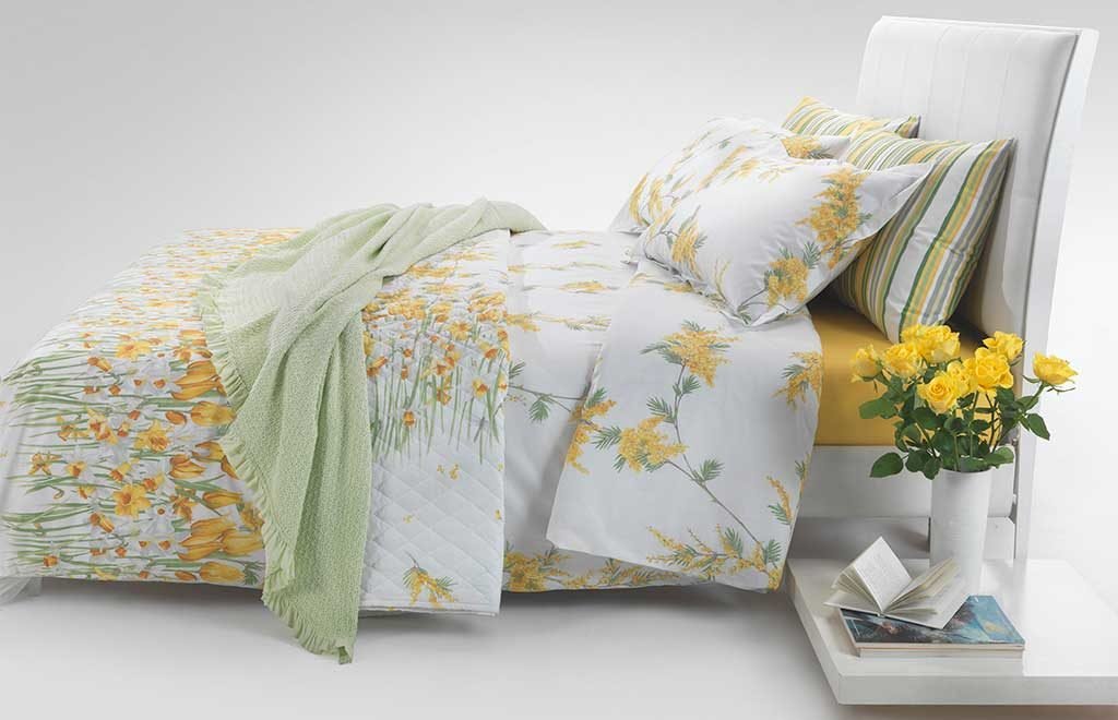 biancheria letto mimosa