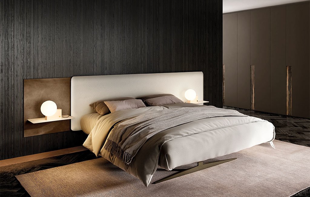 letto matrimoniale sospeso