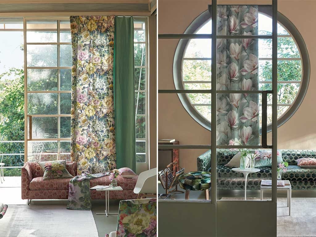 tessuti arredo floreali