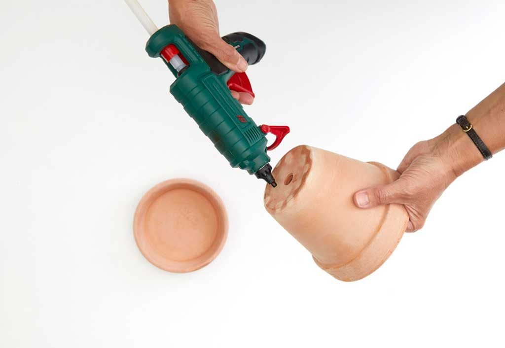 colla a caldo vaso