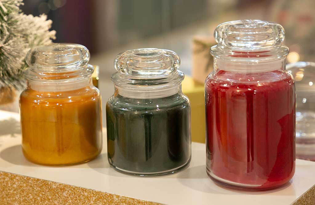 candele profumate barattolo