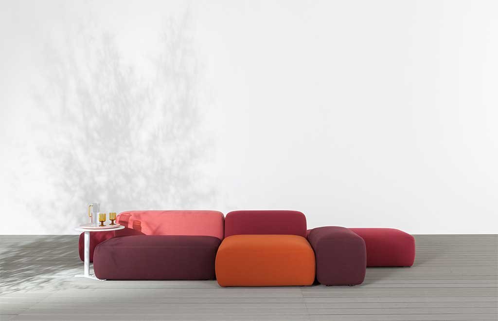 divano colorato outdoor