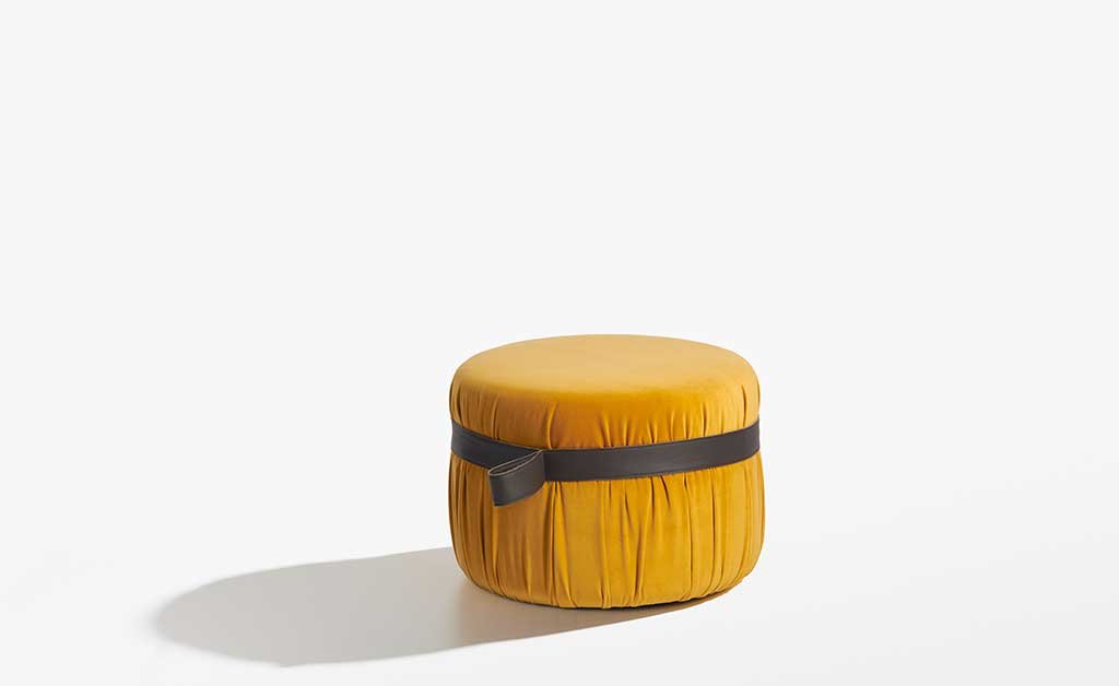 pouf giallo