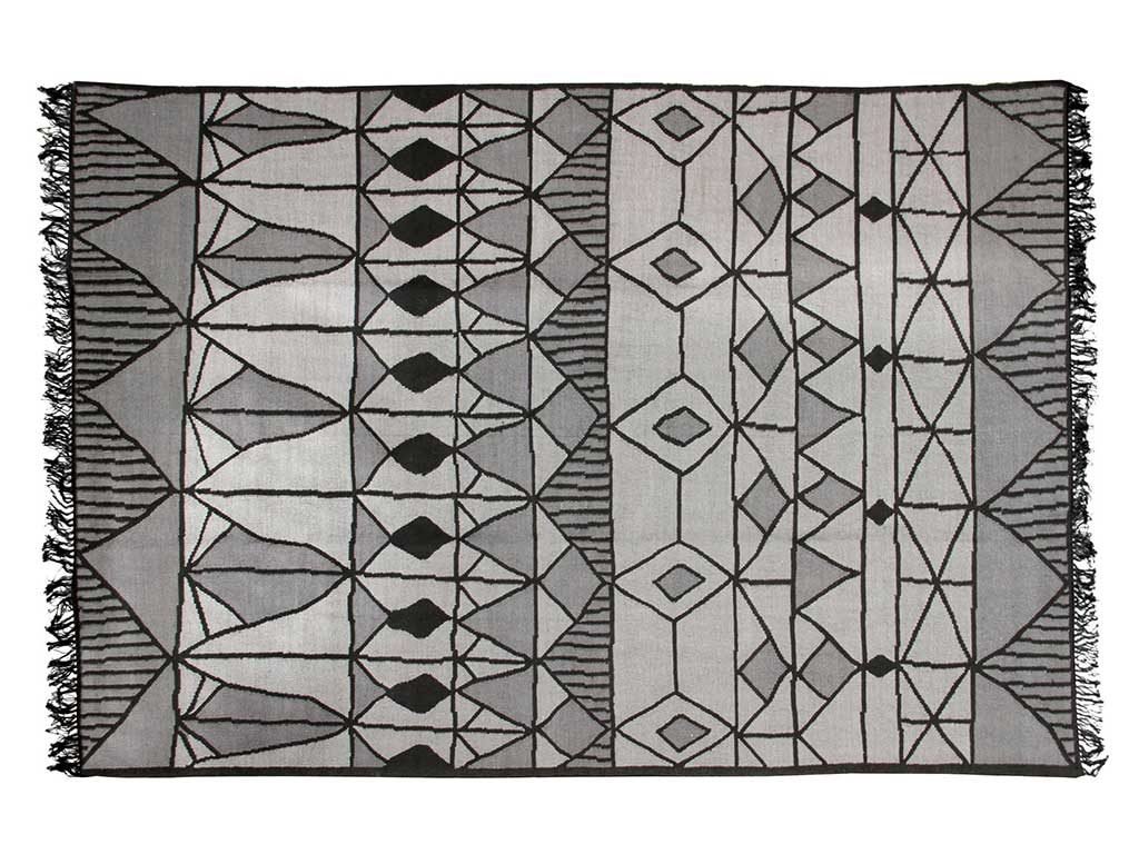 tappeto disegno grigio