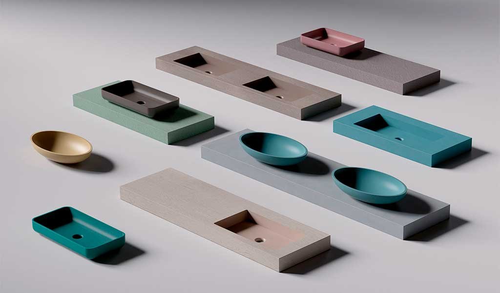 lavabi bagno colorati