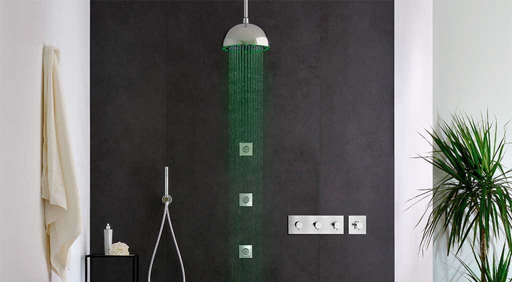soffione soffitto braccio