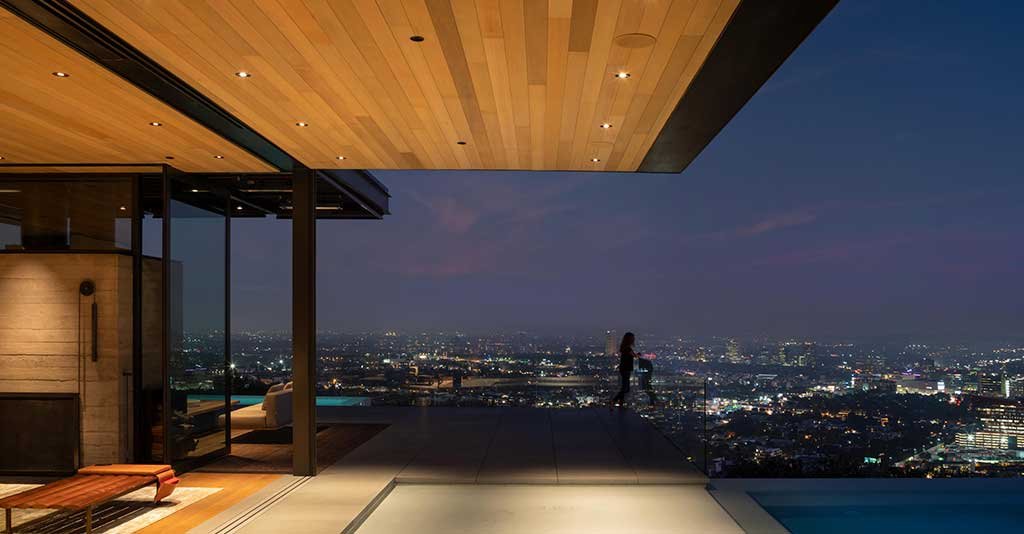 vista los angeles notte da villa