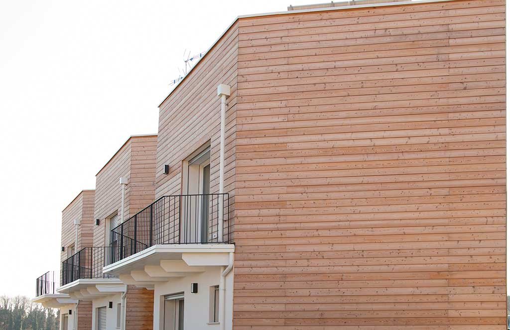 villette schiera esterno legno
