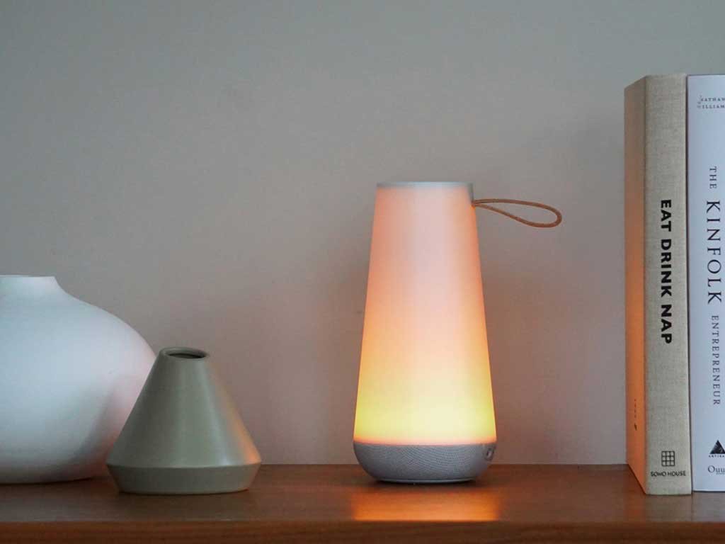 lampada e cassa mini