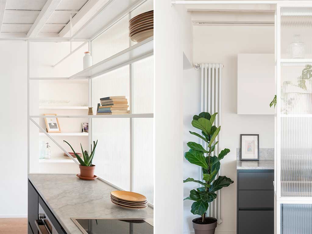 separazione living cucina