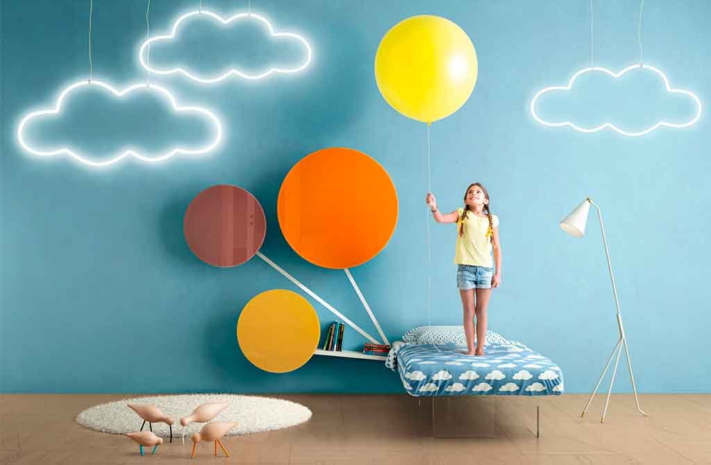 cameretta bambini stile pop