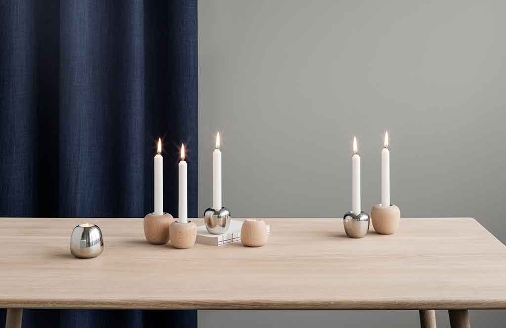 candelabri legno massello