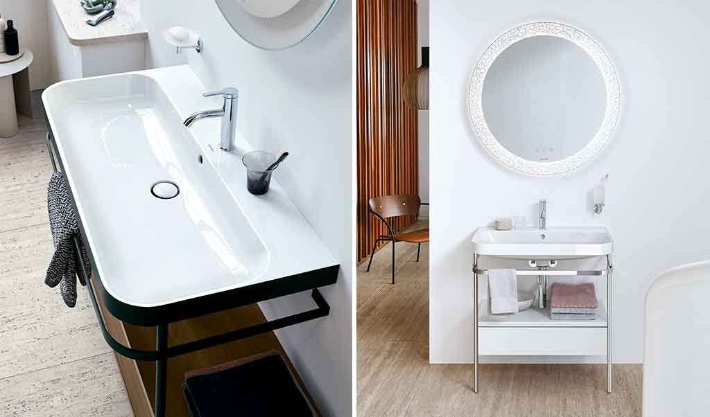 lavabo consolle doppio colore